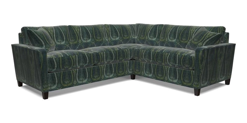 Greenwich medium corner group LHF in Two Tone Plain Biscuit