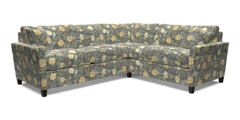 Greenwich medium corner group LHF in Two Tone Plain Biscuit