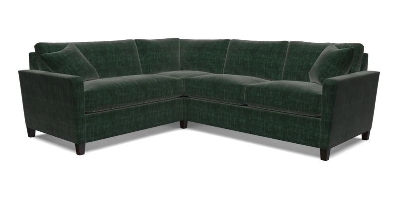 Greenwich medium corner group RHF in Two Tone Plain Biscuit