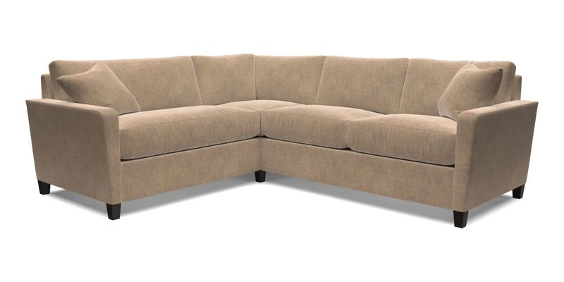 Greenwich medium corner group RHF in Two Tone Plain Biscuit