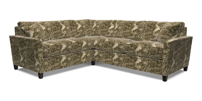 Greenwich medium corner group RHF in Two Tone Plain Biscuit