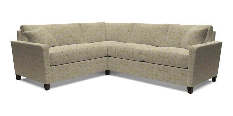 Greenwich medium corner group RHF in Two Tone Plain Biscuit