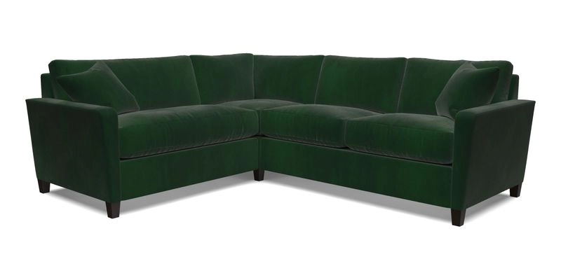 Greenwich medium corner group RHF in Two Tone Plain Biscuit