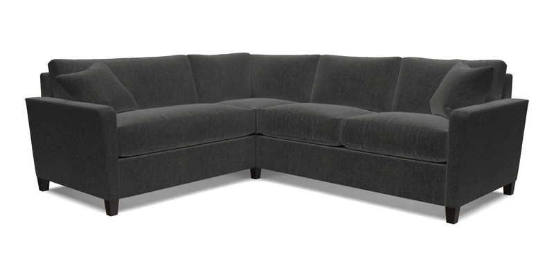 Greenwich medium corner group RHF in Two Tone Plain Biscuit