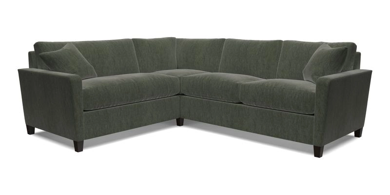 Greenwich medium corner group RHF in Two Tone Plain Biscuit