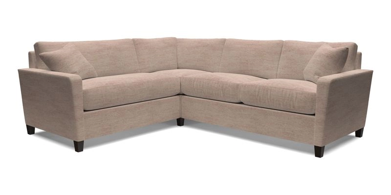 Greenwich medium corner group RHF in Two Tone Plain Biscuit