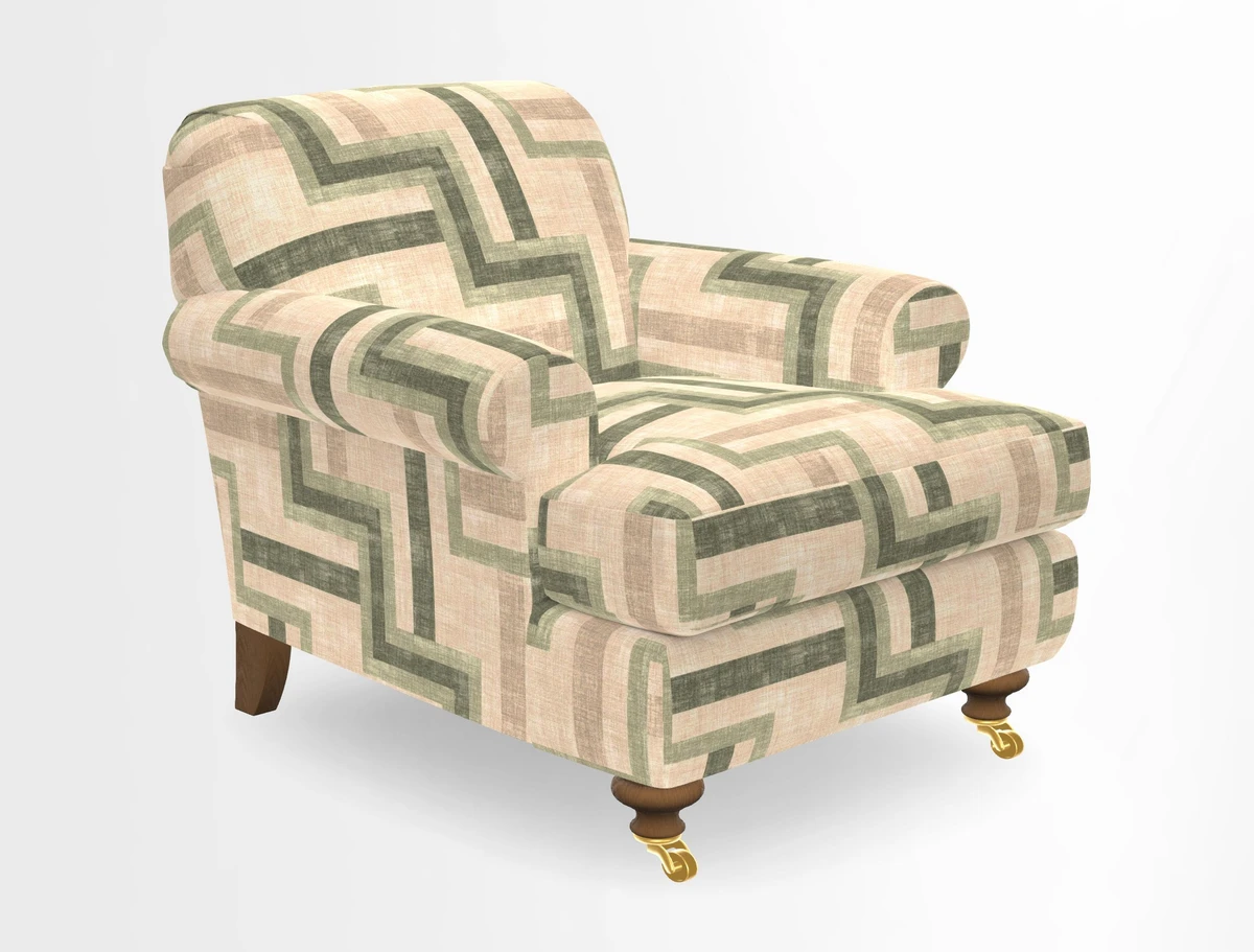 Hampton Chair in Two Tone Plain Biscuit