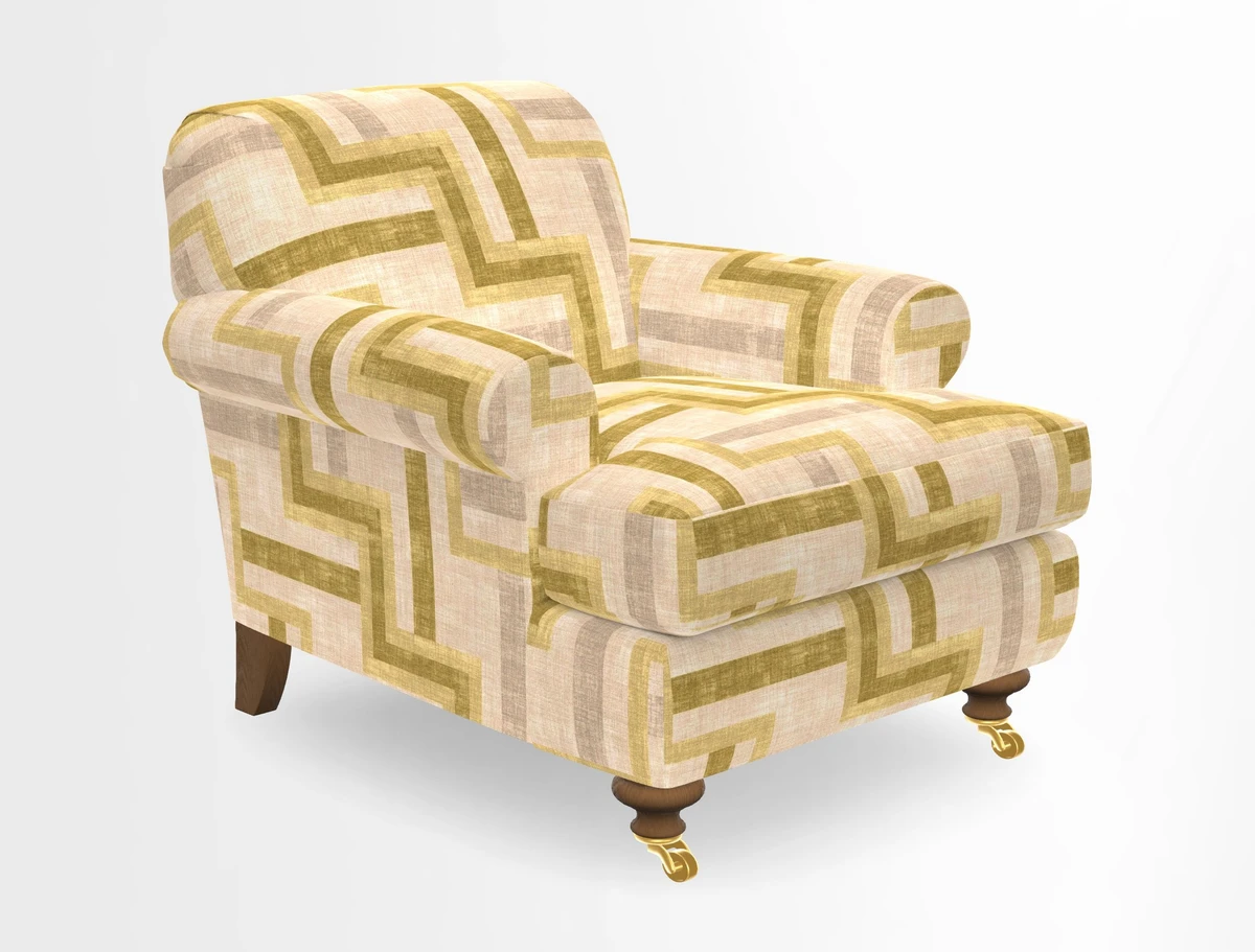 Hampton Chair in Two Tone Plain Biscuit