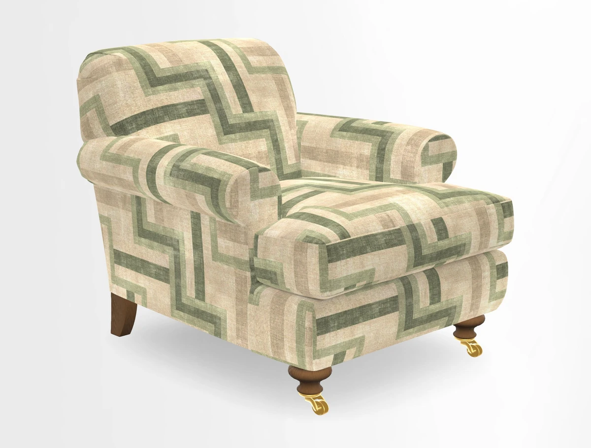Hampton Chair in Two Tone Plain Biscuit