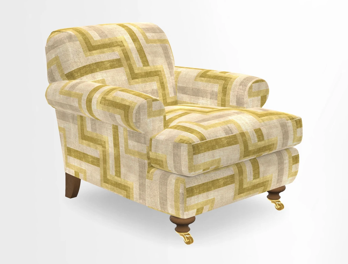 Hampton Chair in Two Tone Plain Biscuit