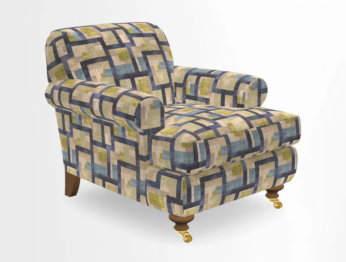 Hampton Chair in Two Tone Plain Biscuit