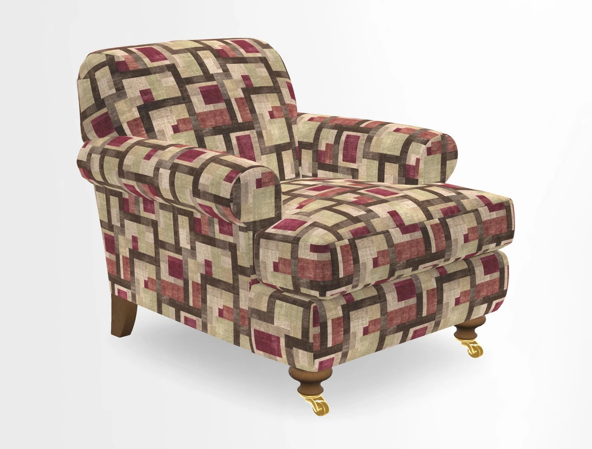 Hampton Chair in Two Tone Plain Biscuit