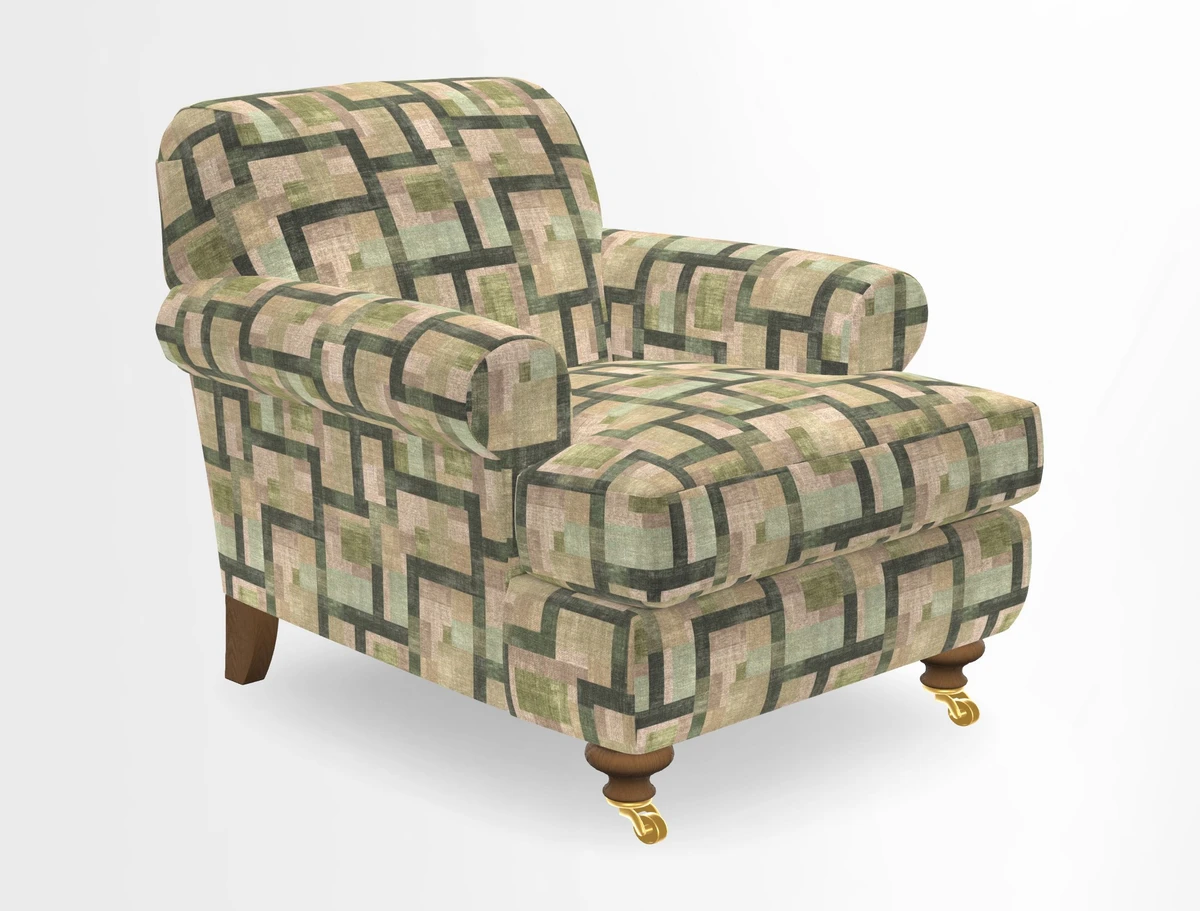 Hampton Chair in Two Tone Plain Biscuit