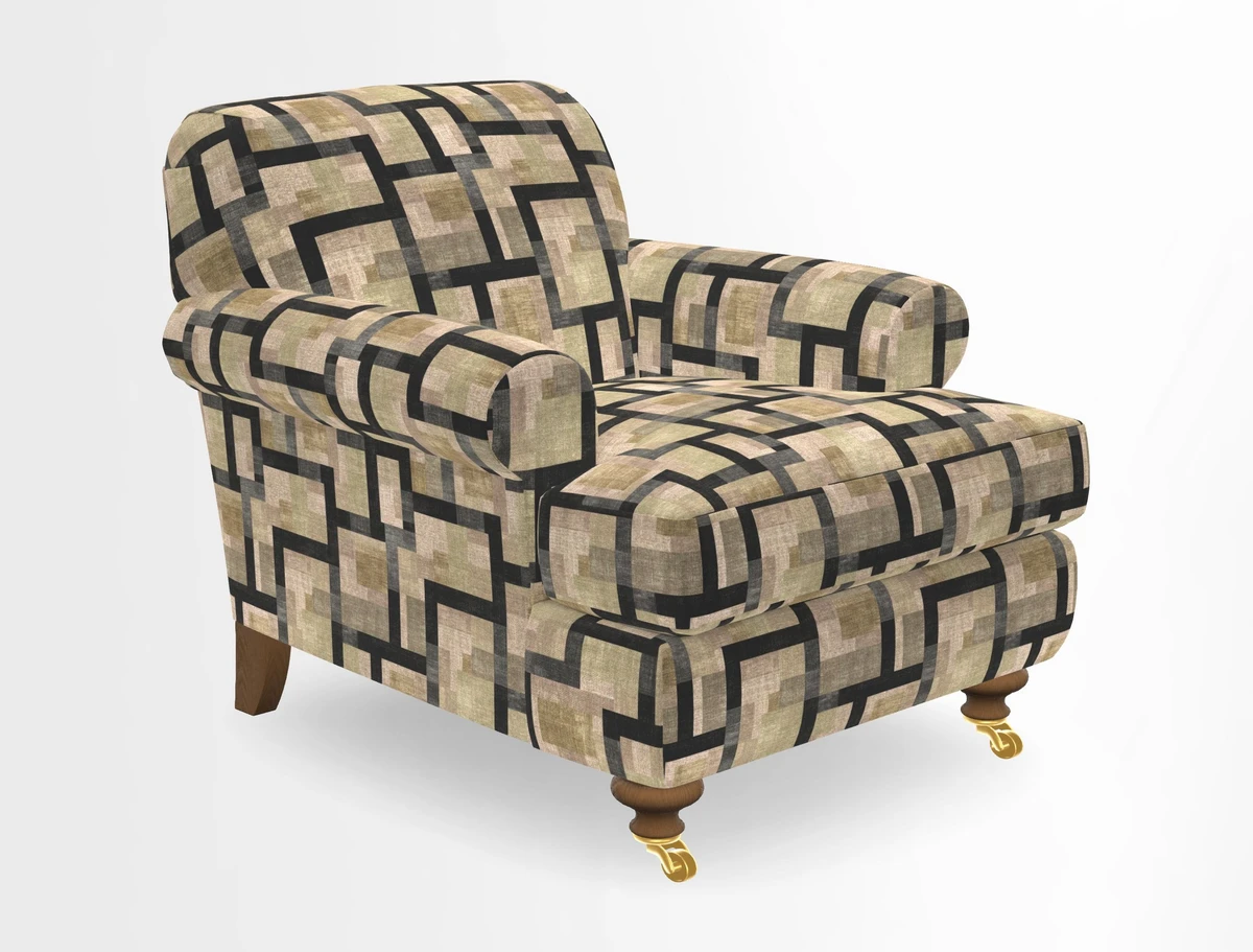 Hampton Chair in Two Tone Plain Biscuit