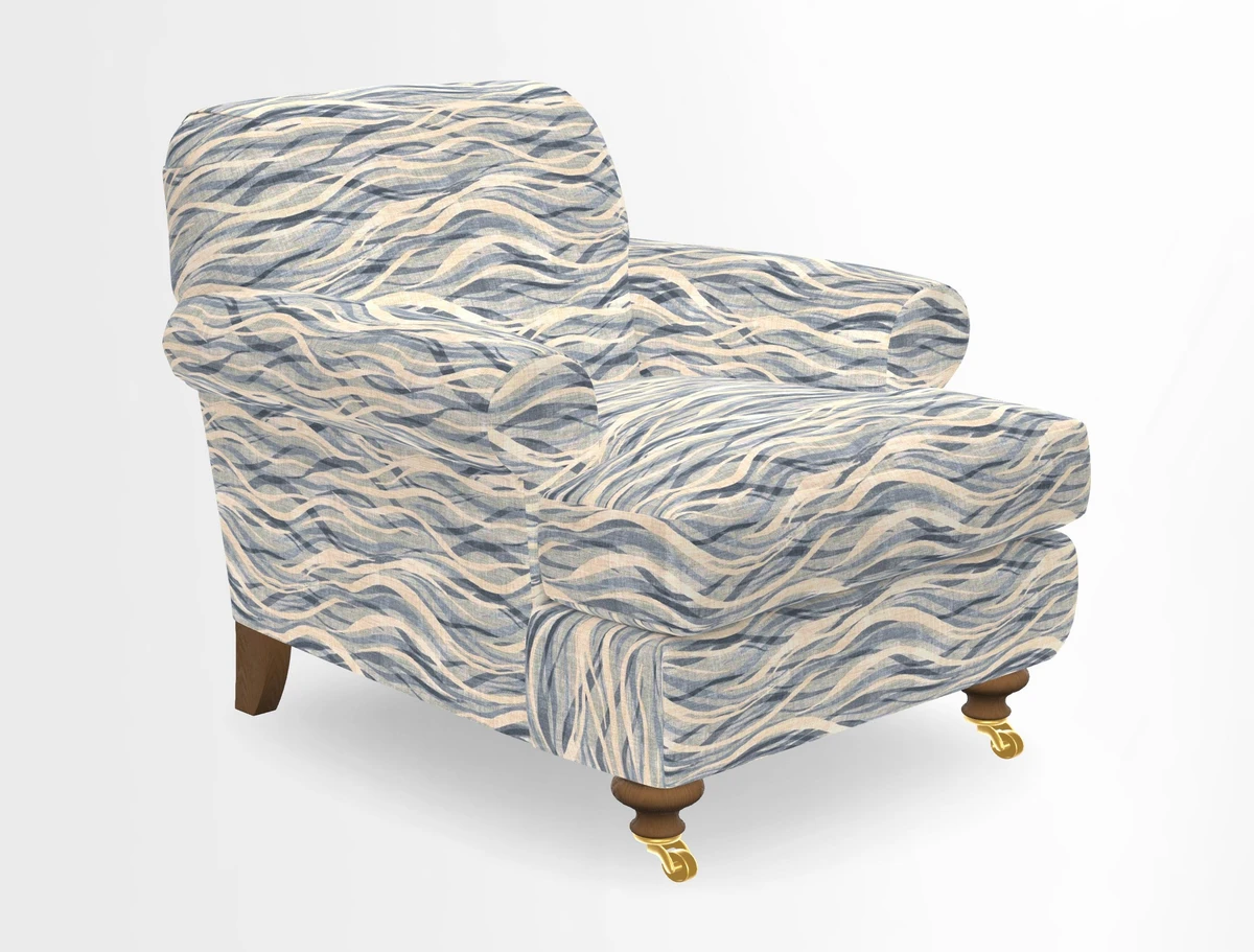 Hampton Chair in Two Tone Plain Biscuit