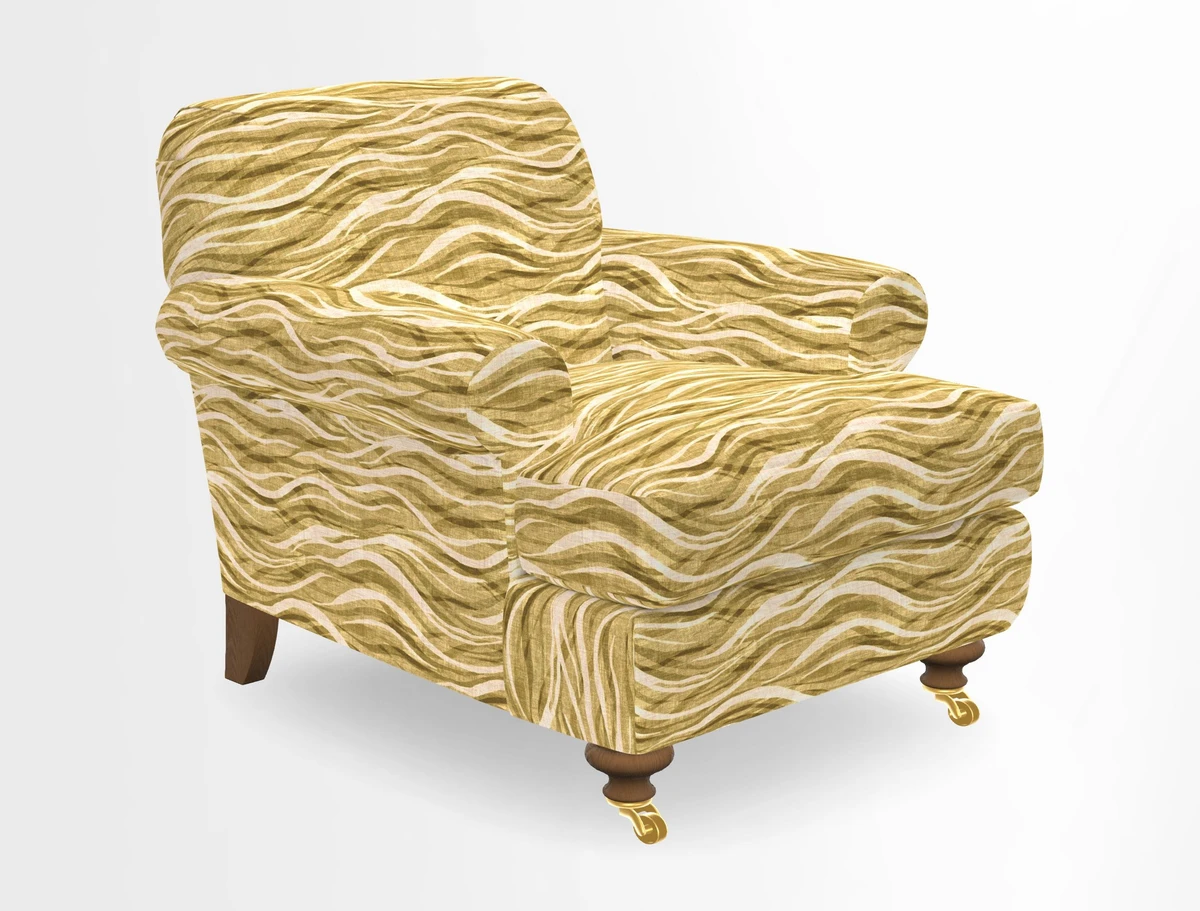 Hampton Chair in Two Tone Plain Biscuit