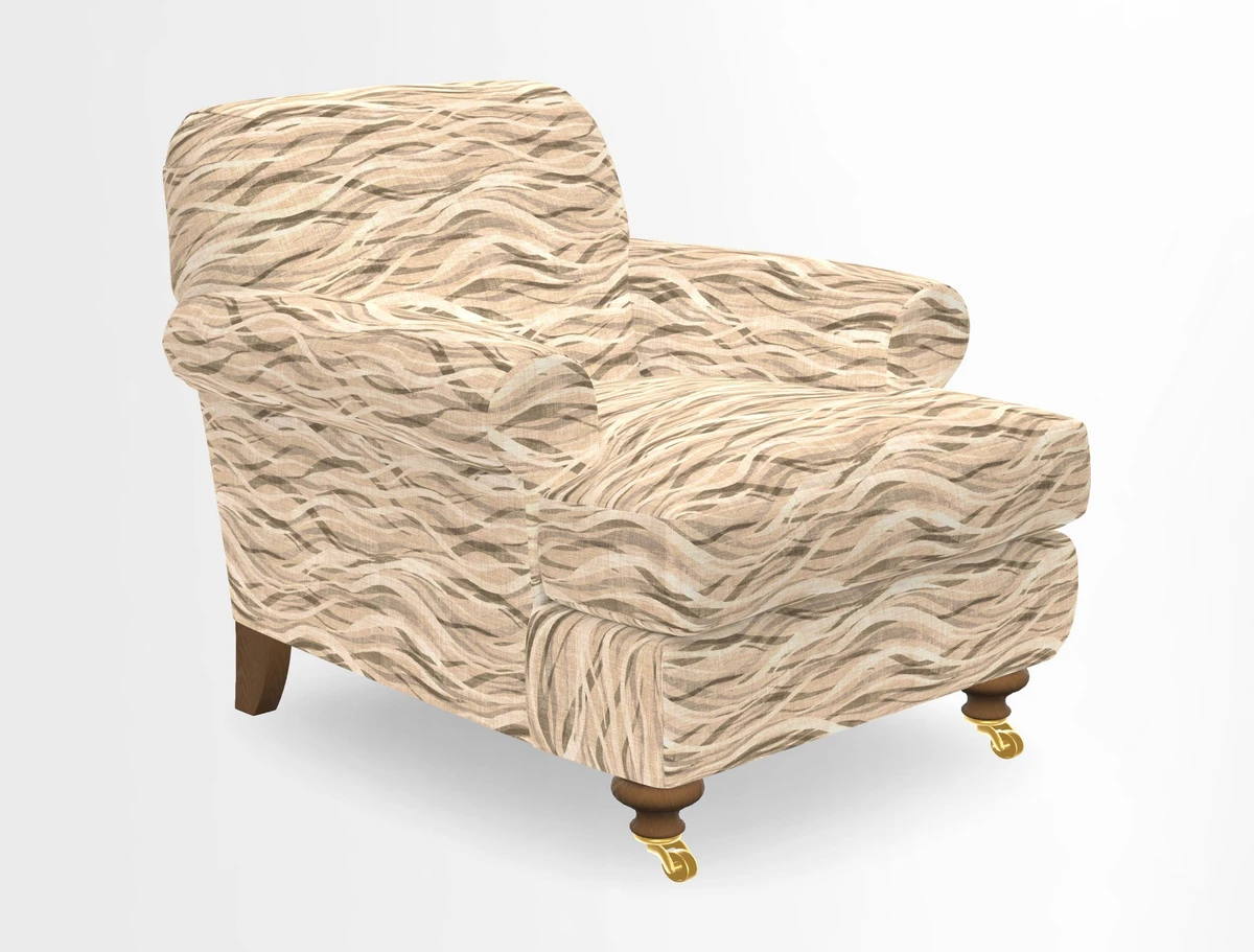 Hampton Chair in Two Tone Plain Biscuit