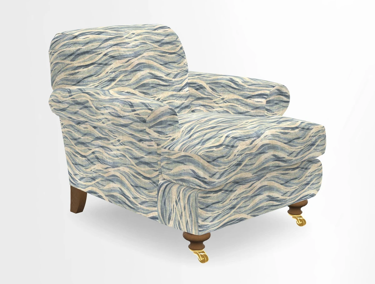 Hampton Chair in Two Tone Plain Biscuit
