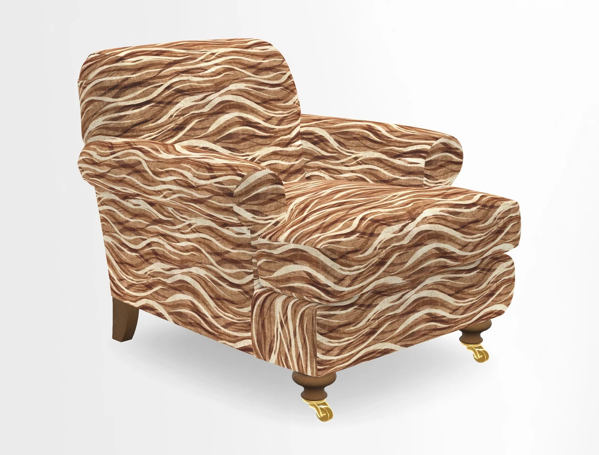 Hampton Chair in Two Tone Plain Biscuit