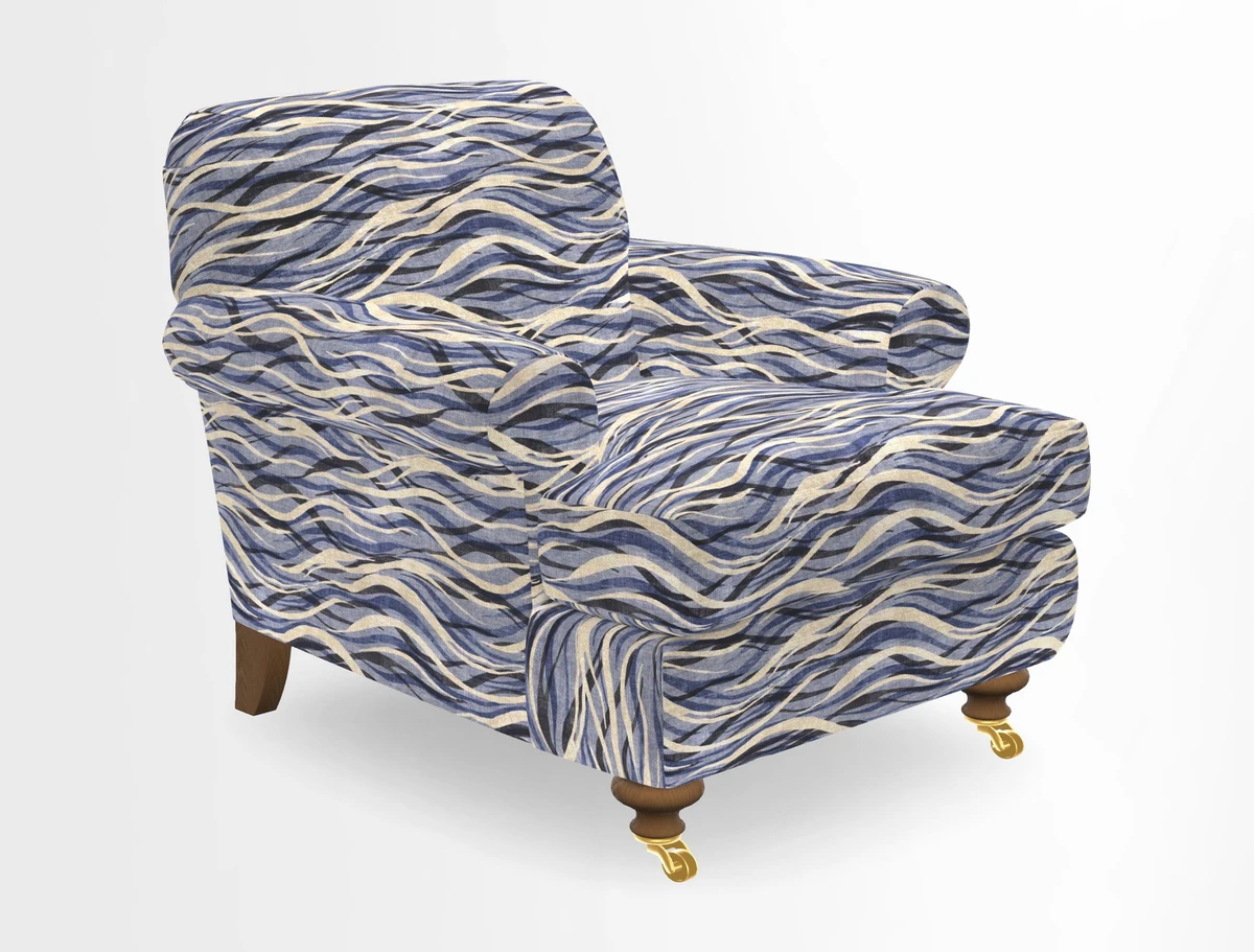 Hampton Chair in Two Tone Plain Biscuit
