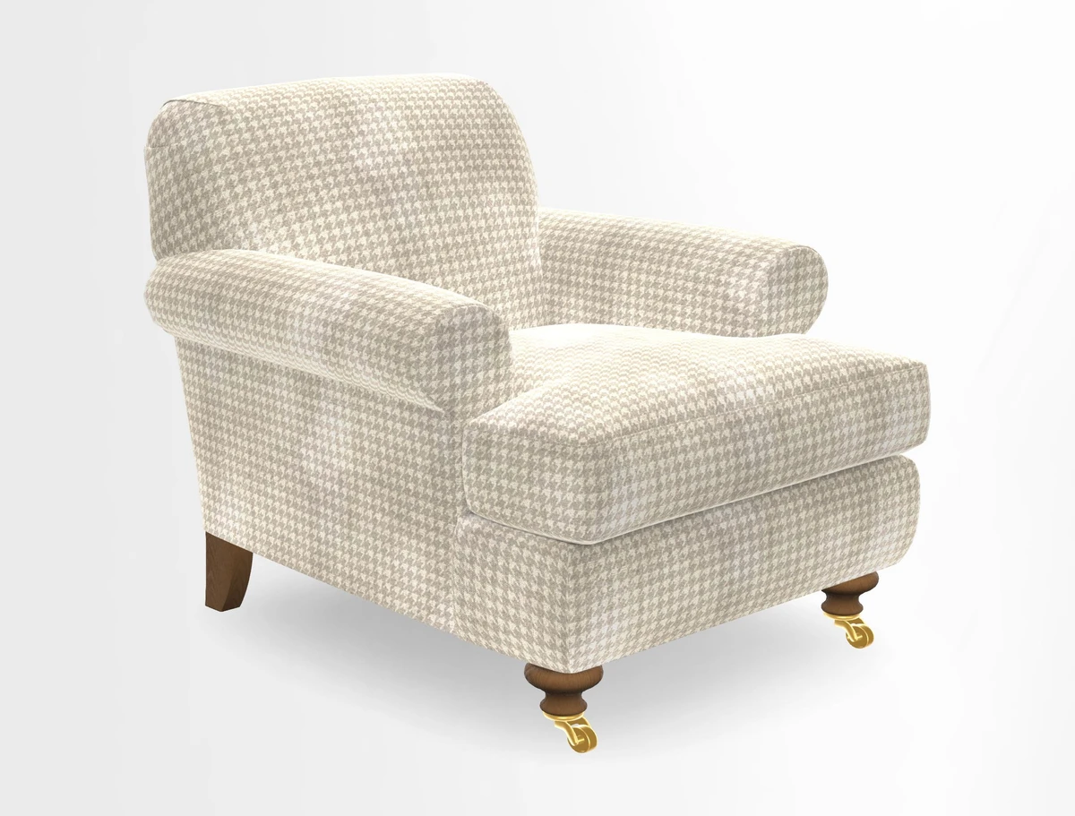Hampton Chair in Two Tone Plain Biscuit