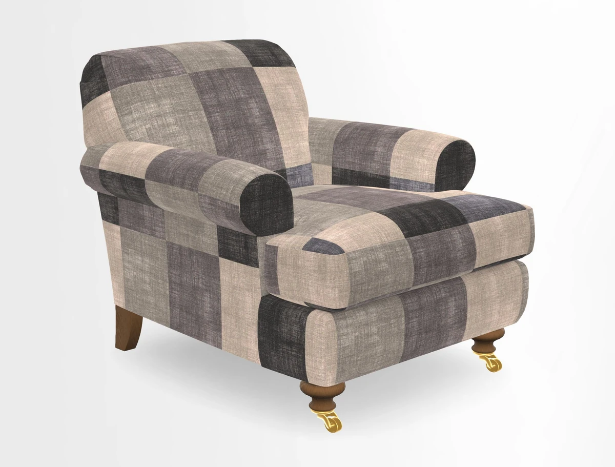 Hampton Chair in Two Tone Plain Biscuit