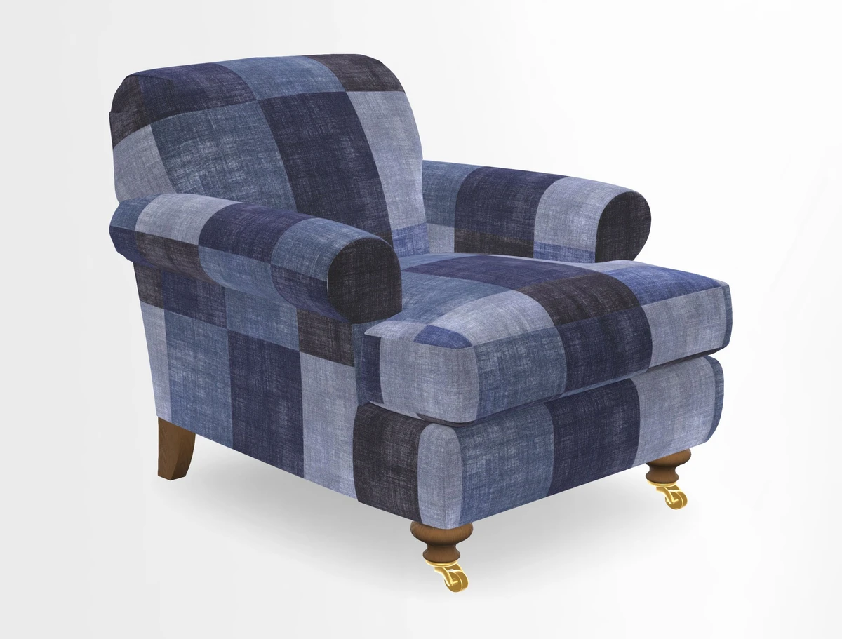 Hampton Chair in Two Tone Plain Biscuit