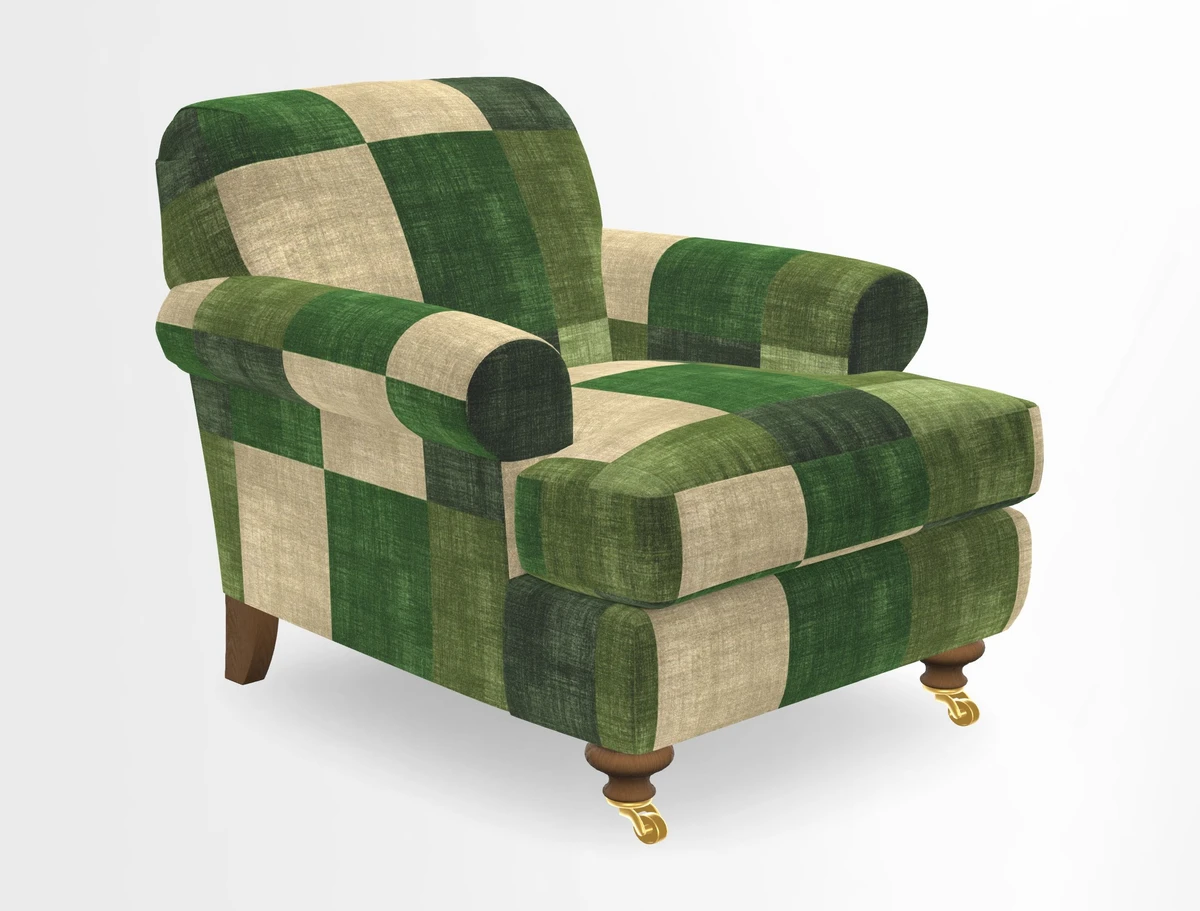 Hampton Chair in Two Tone Plain Biscuit