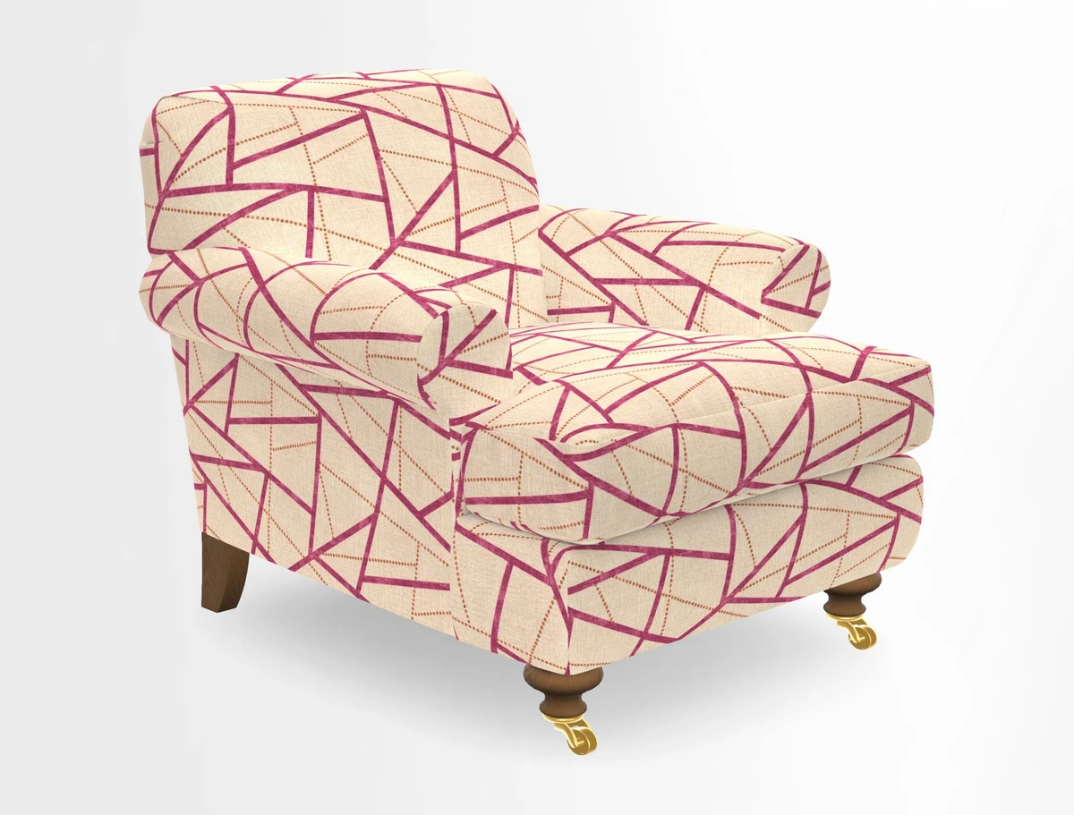Hampton Chair in Two Tone Plain Biscuit