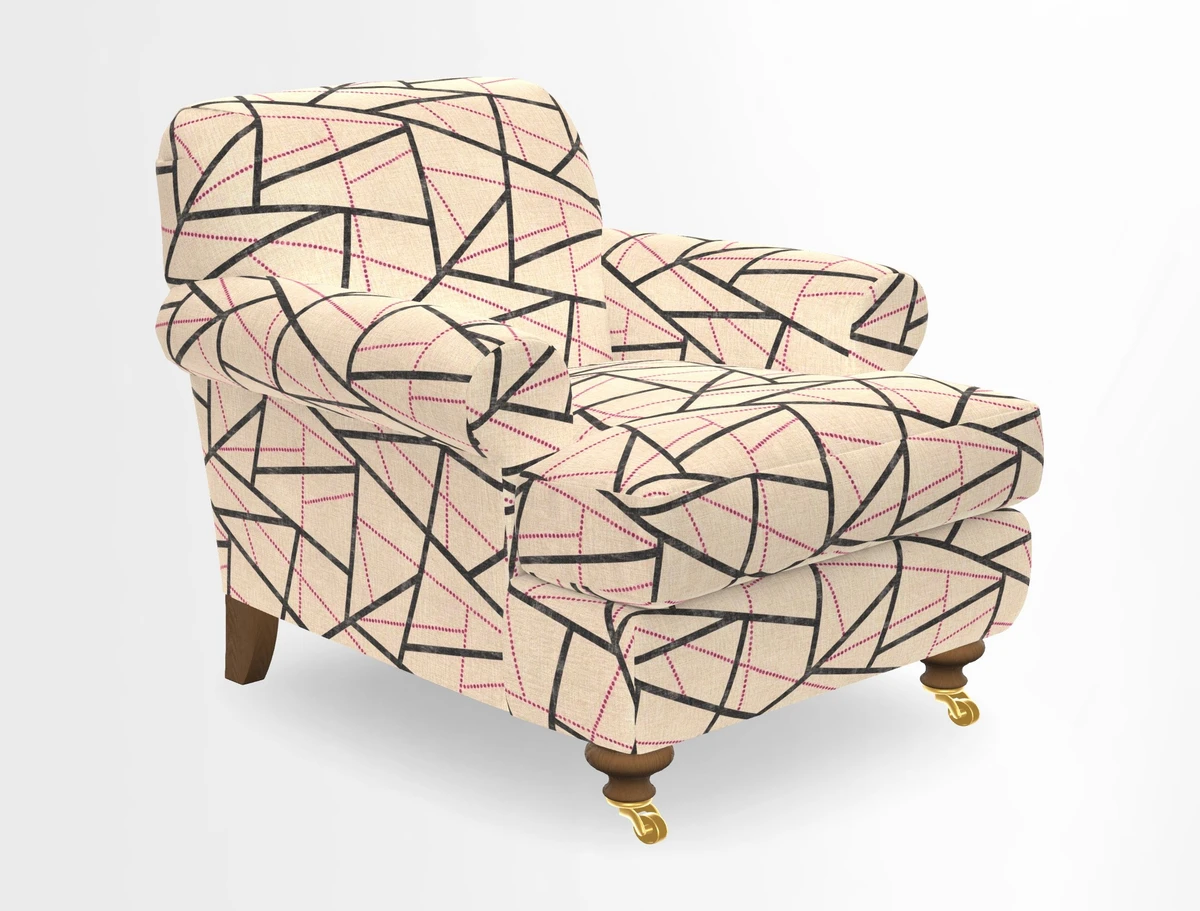 Hampton Chair in Two Tone Plain Biscuit