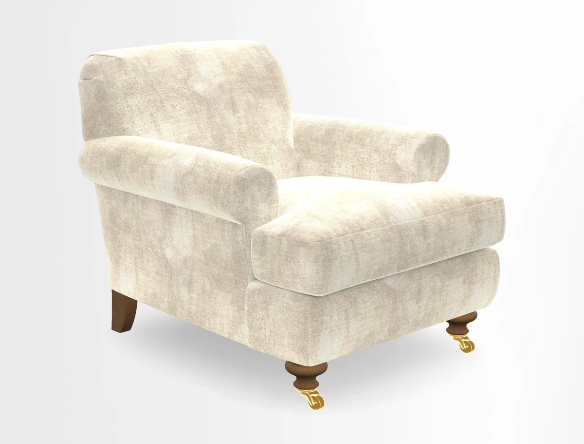 Hampton Chair in Two Tone Plain Biscuit
