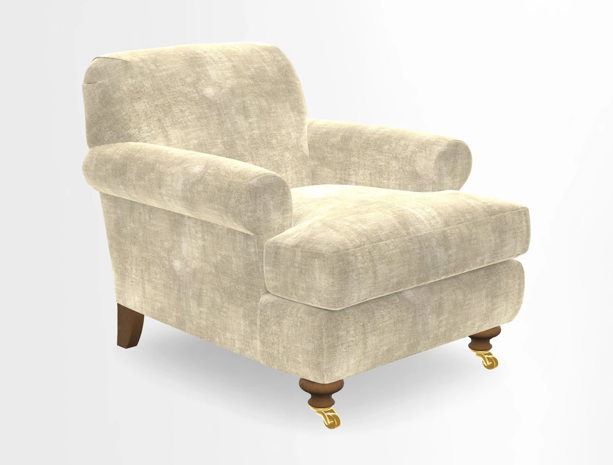 Hampton Chair in Two Tone Plain Biscuit
