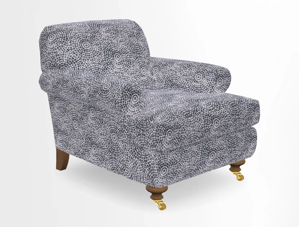 Hampton Chair in Two Tone Plain Biscuit