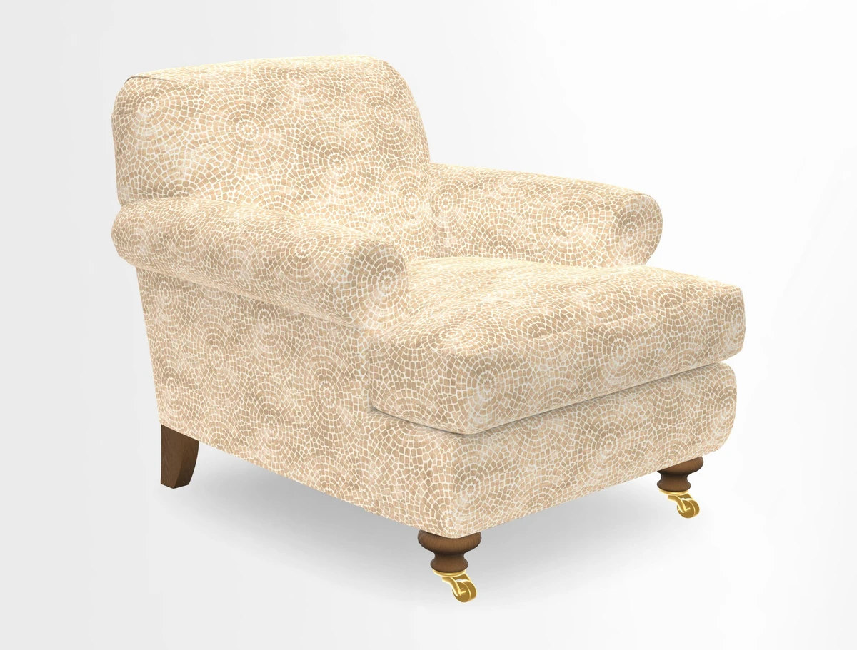 Hampton Chair in Two Tone Plain Biscuit