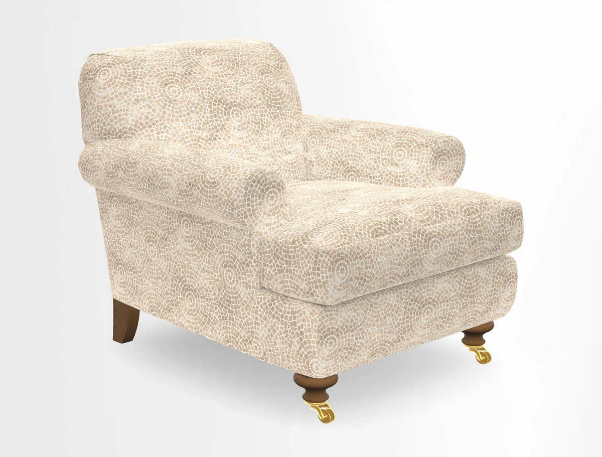 Hampton Chair in Two Tone Plain Biscuit