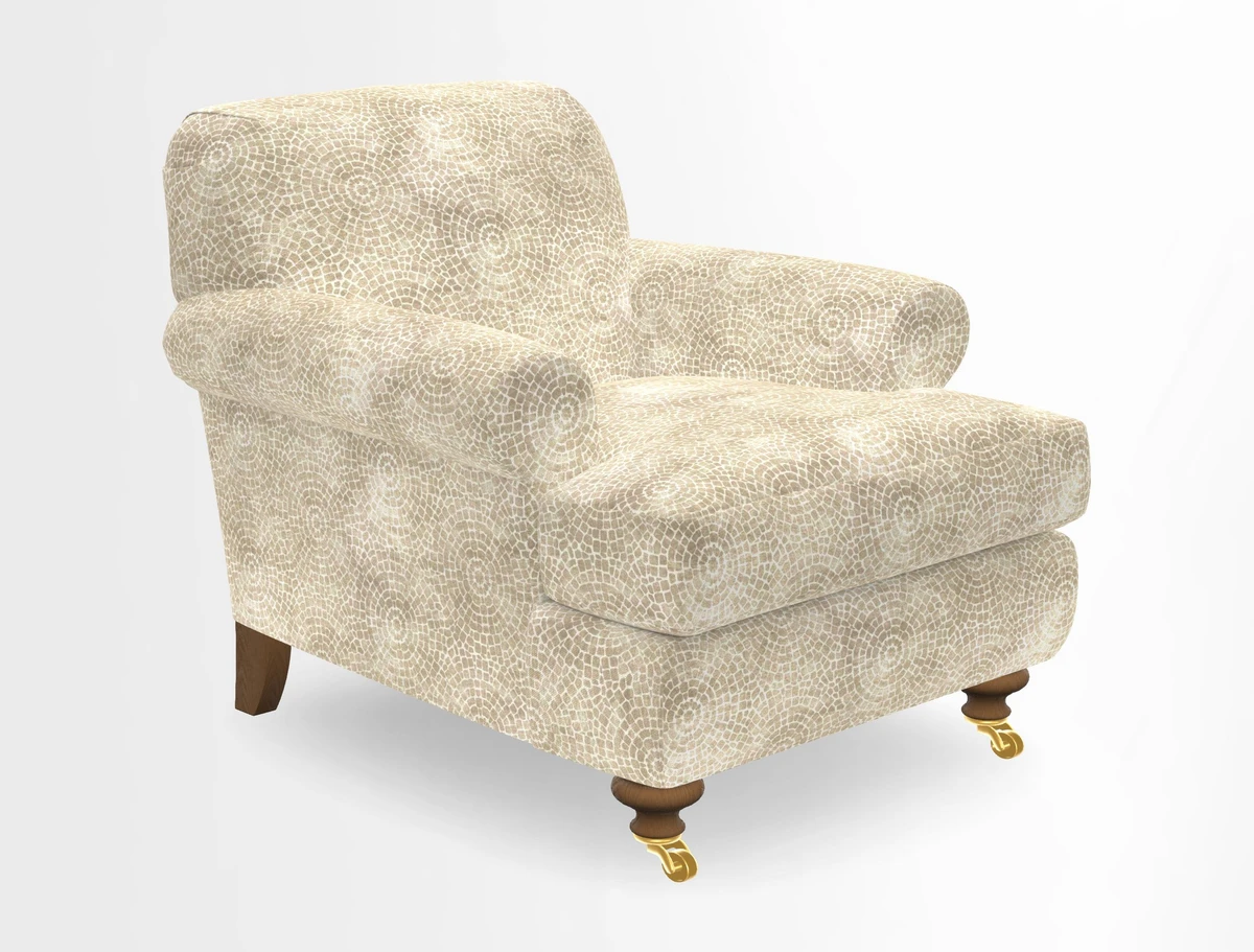 Hampton Chair in Two Tone Plain Biscuit