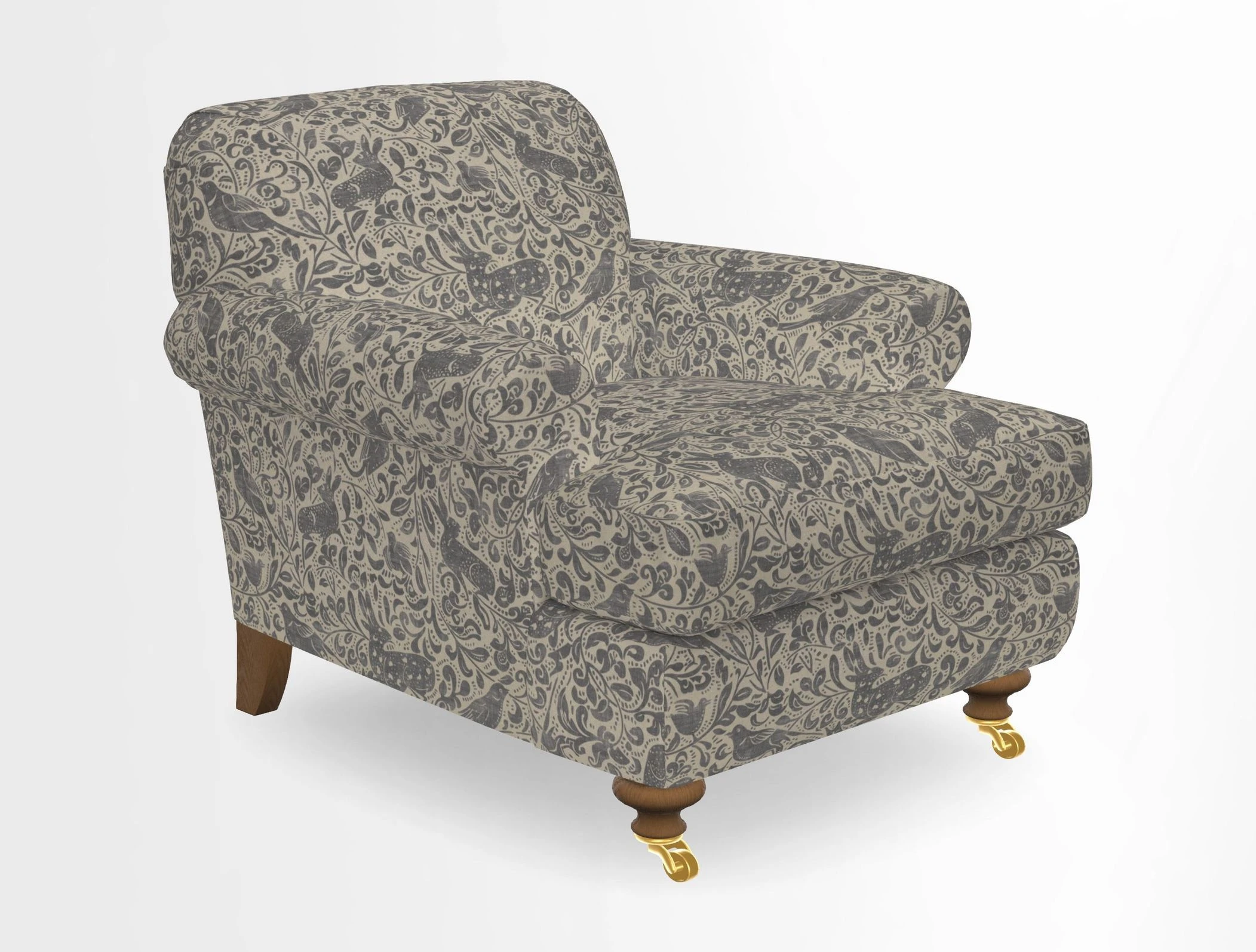 Hampton Chair in Two Tone Plain Biscuit