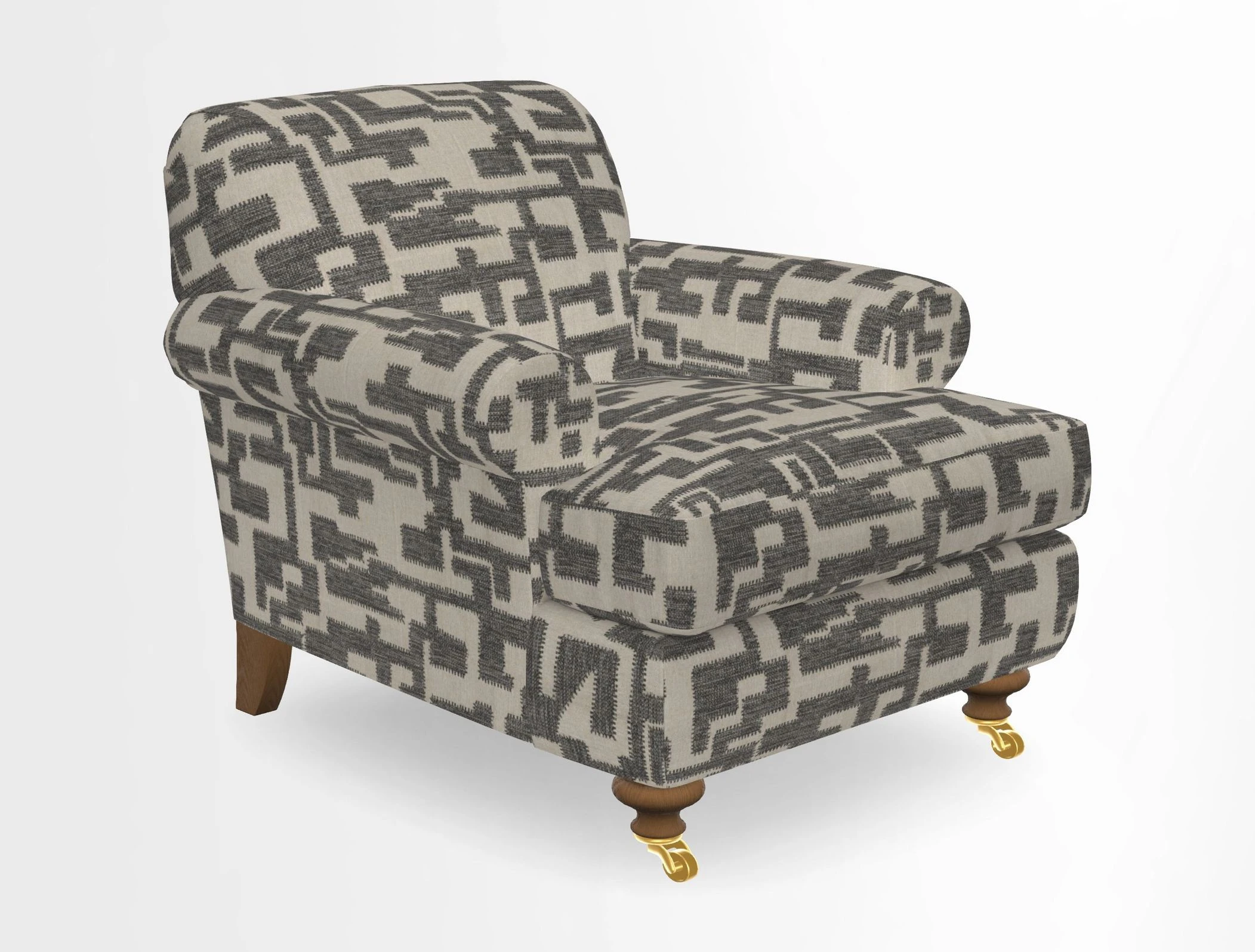 Hampton Chair in Two Tone Plain Biscuit