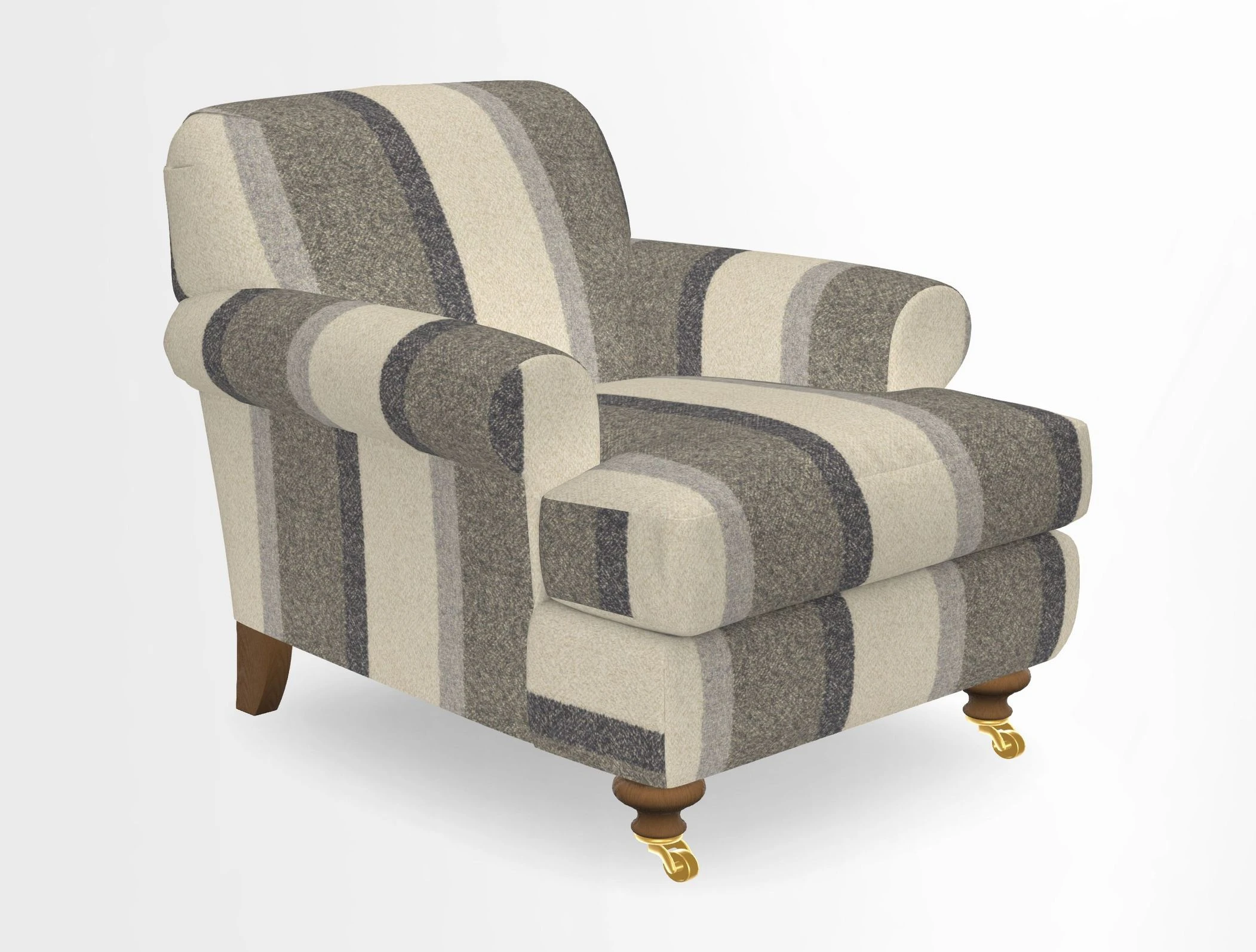 Hampton Chair in Two Tone Plain Biscuit
