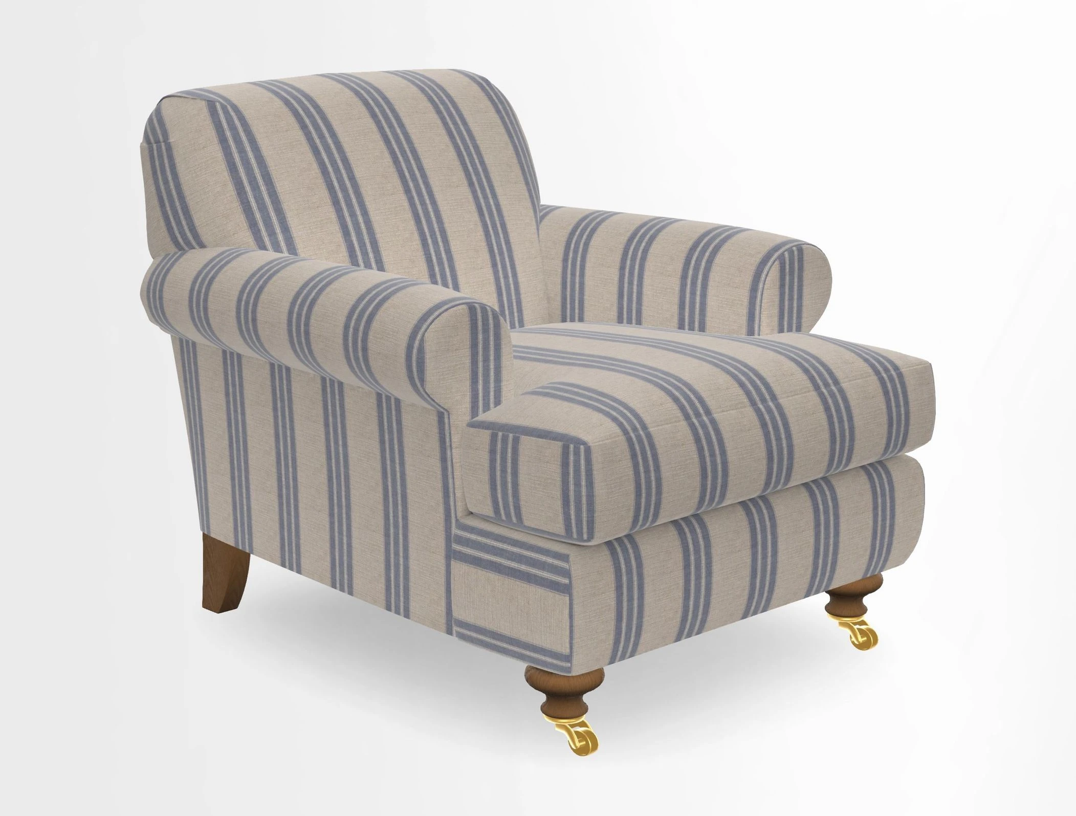 Hampton Chair in Two Tone Plain Biscuit