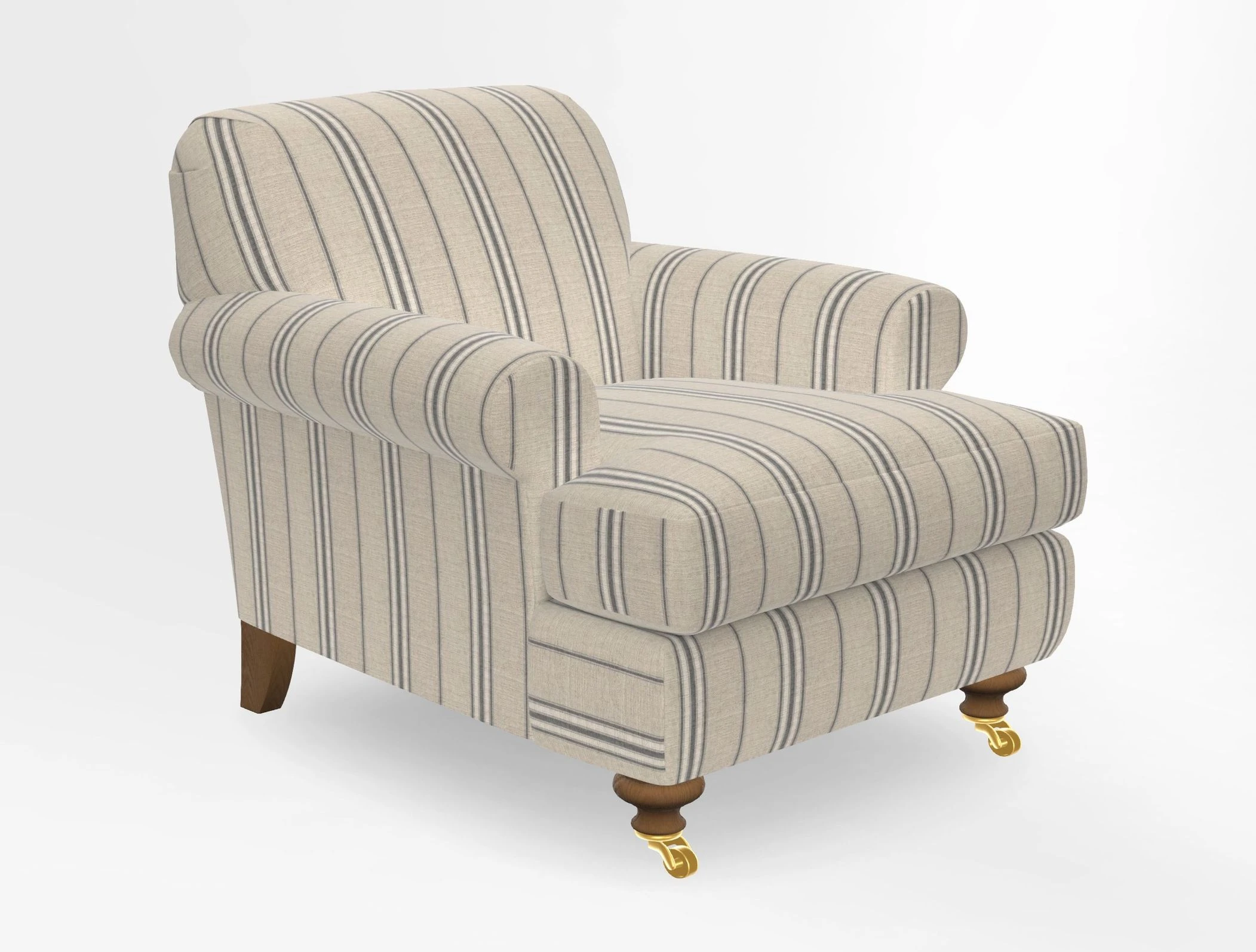 Hampton Chair in Two Tone Plain Biscuit