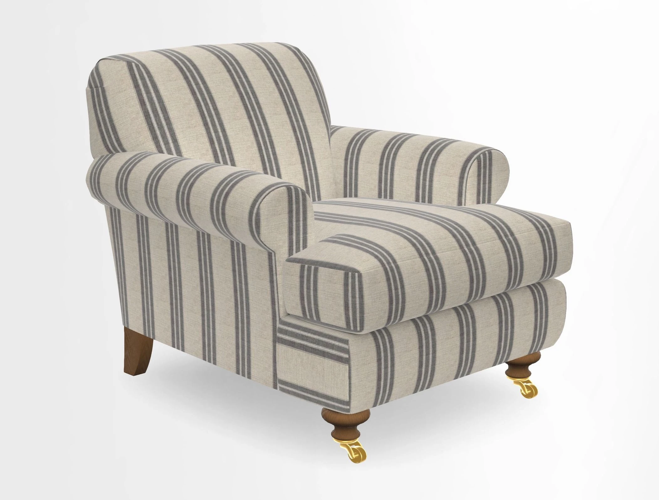 Hampton Chair in Two Tone Plain Biscuit