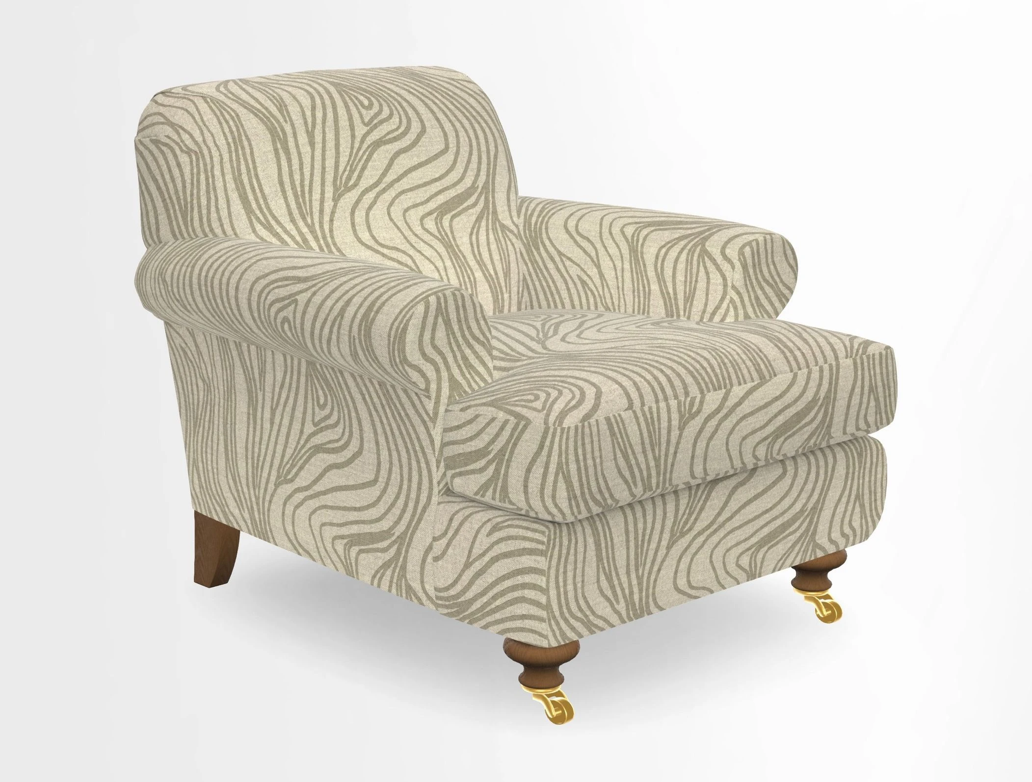 Hampton Chair in Two Tone Plain Biscuit