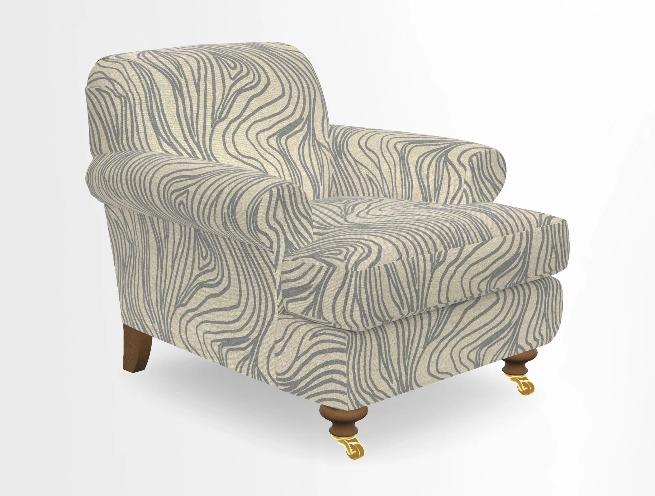 Hampton Chair in Two Tone Plain Biscuit