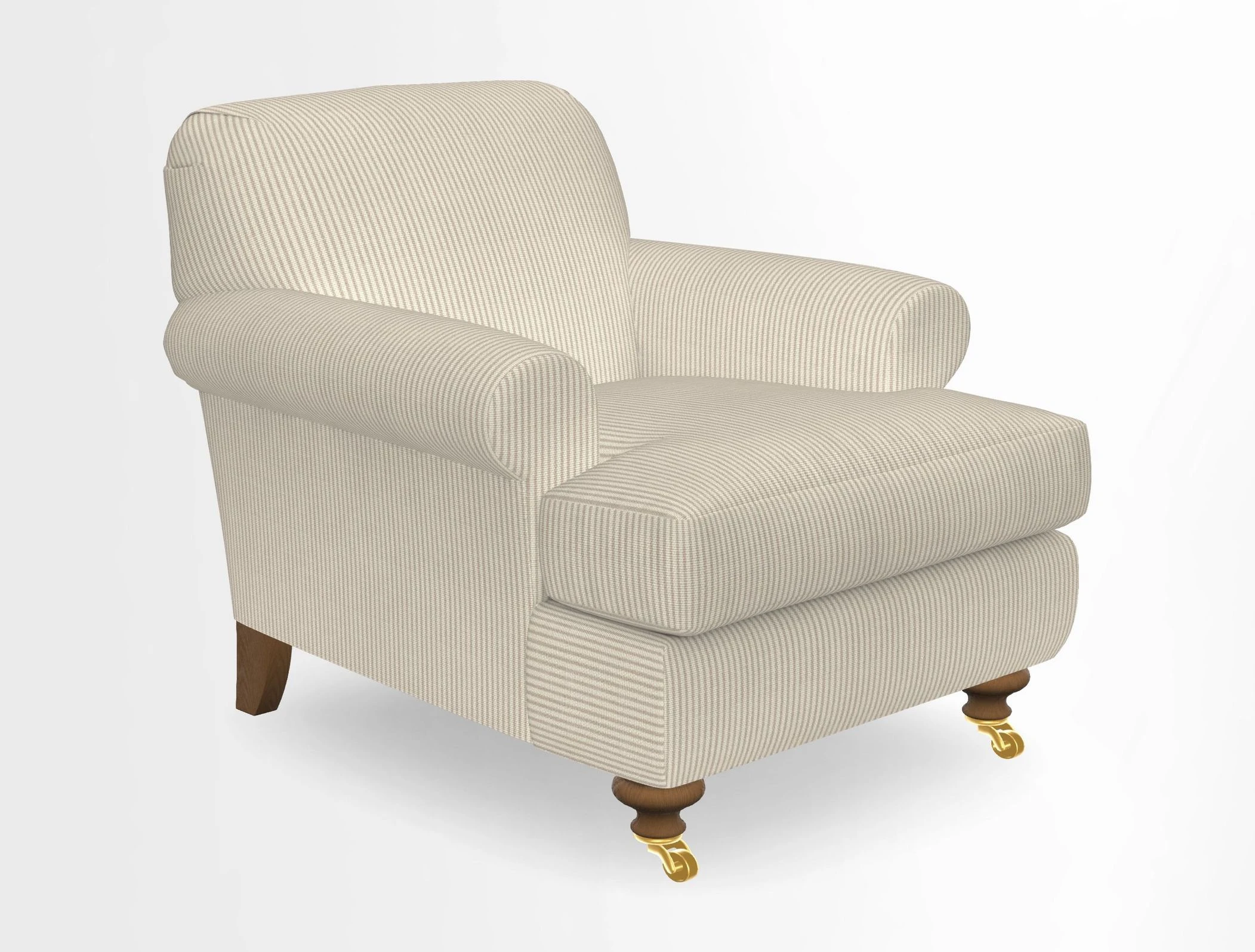 Hampton Chair in Two Tone Plain Biscuit