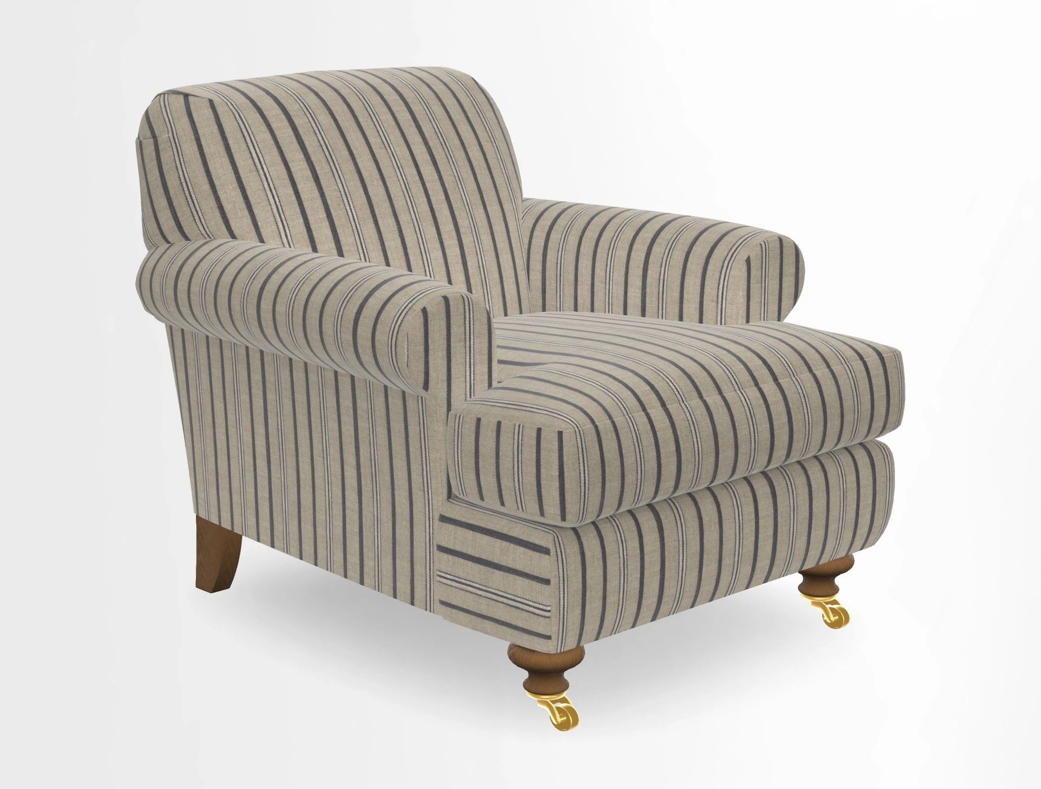 Hampton Chair in Two Tone Plain Biscuit