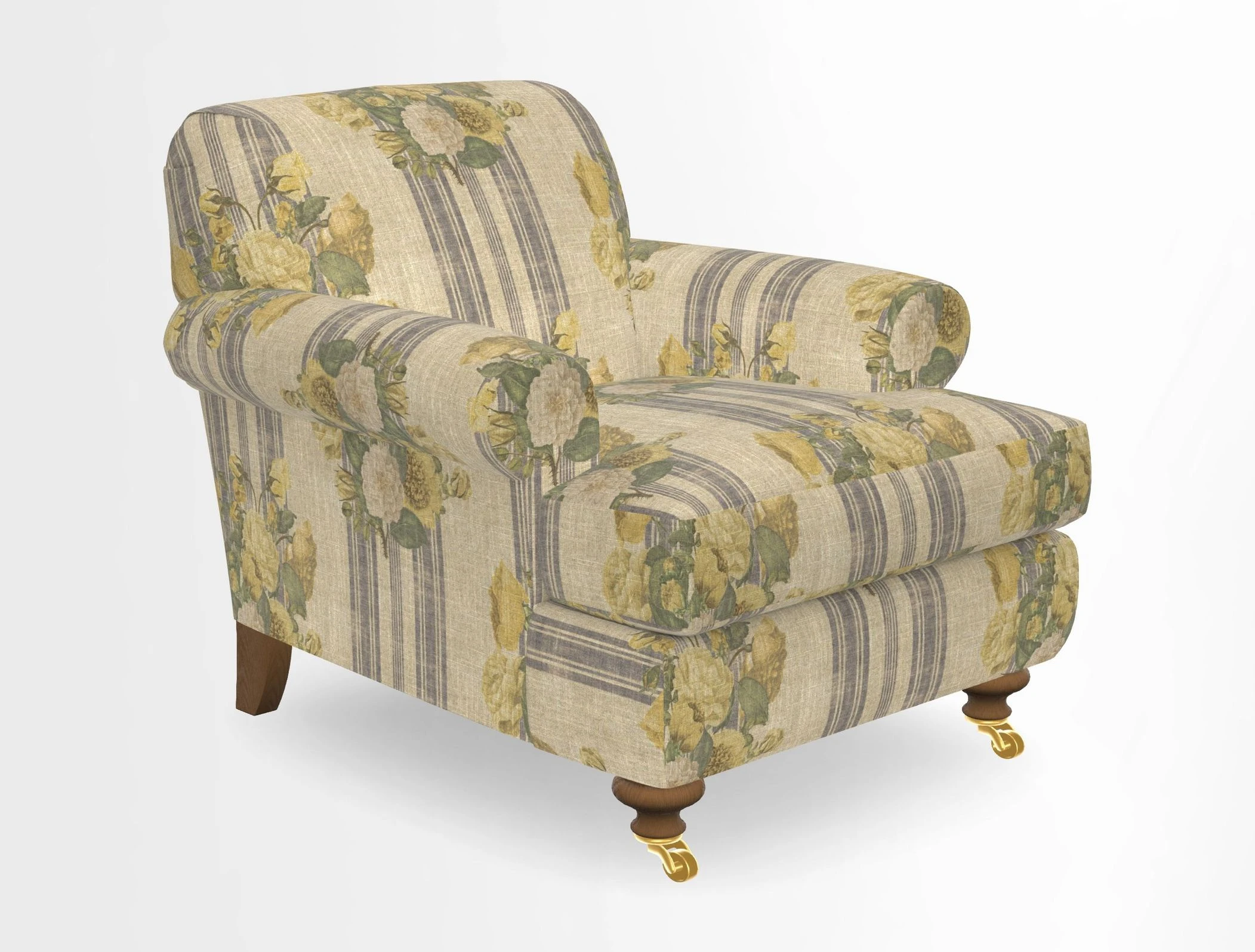 Hampton Chair in Two Tone Plain Biscuit