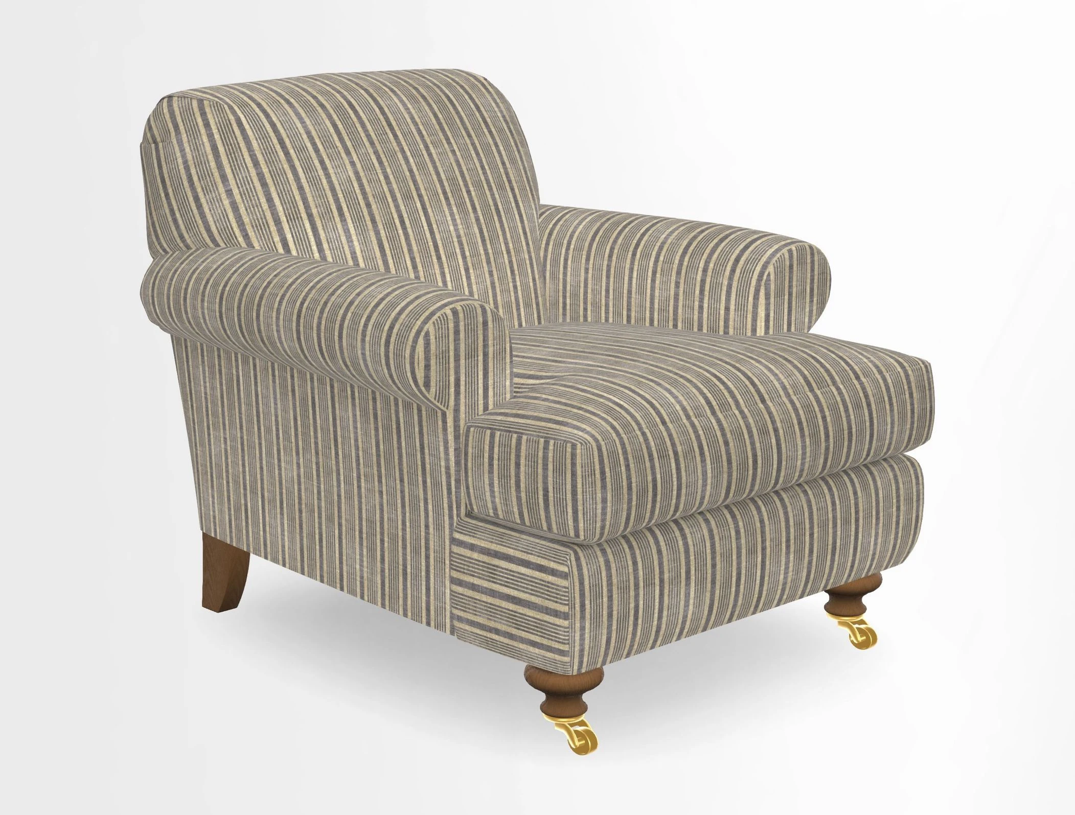Hampton Chair in Two Tone Plain Biscuit