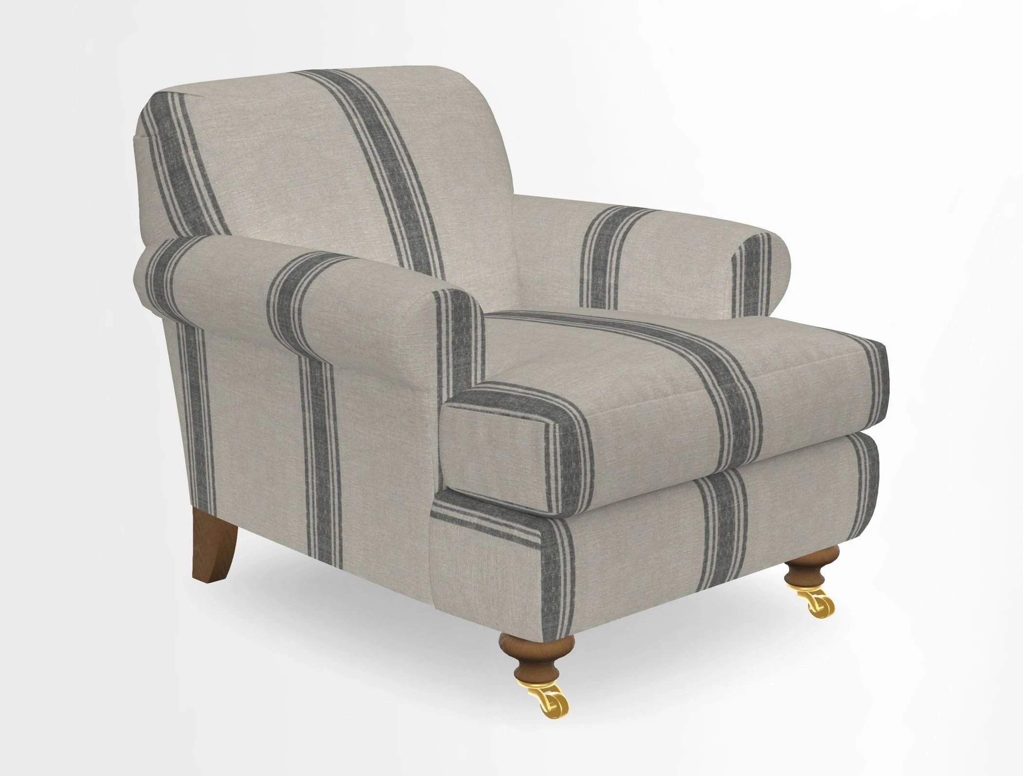Hampton Chair in Two Tone Plain Biscuit