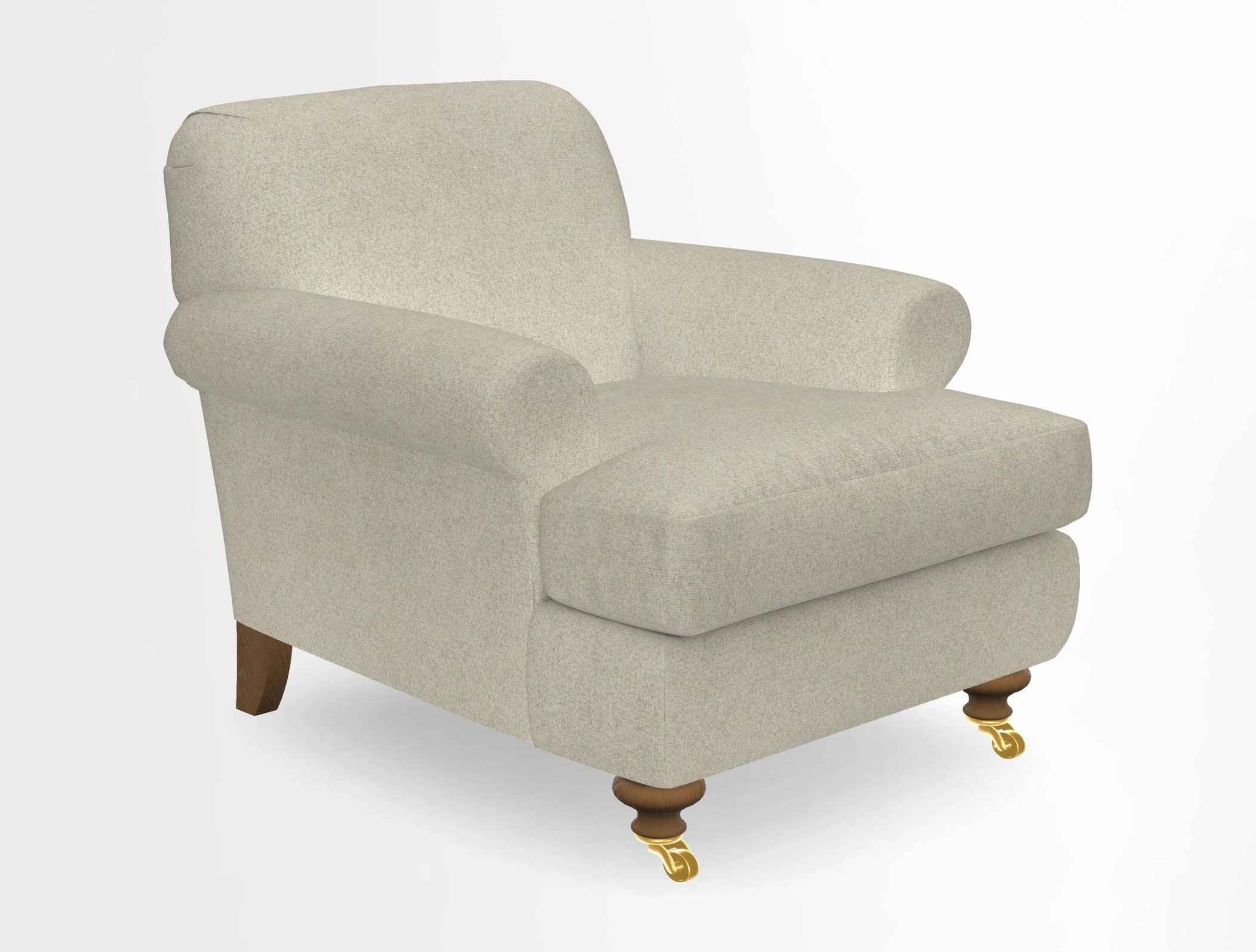 Hampton Chair in Two Tone Plain Biscuit
